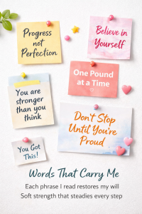 Vision Board Inspirational Quotes for Weight Loss