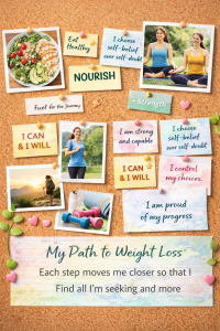 Weight Loss Goal Rewards Vision Board